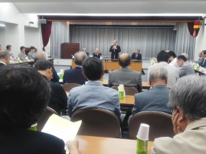 山梨県医師連盟にて国政報告