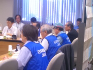 南海トラフ大震災を想定した衛生利用実証実験（防災訓練）2015