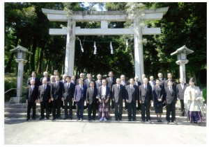 群馬県護国神社参拝