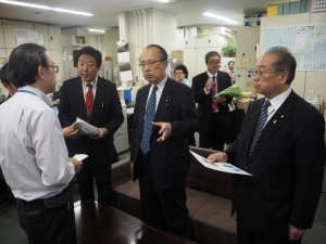 前橋市長と道の駅の要望