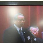 日本医師会定例代議員会で挨拶する羽生田たかしの写真